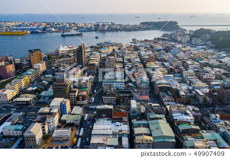 臺灣高雄港旗津燈塔景色Kaohsiung Harbor View, Asia, Taiwan 臺灣高雄港旗津燈塔景色Kaohsiung Harbor View, Asia, Taiwan 49907409