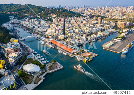 臺灣高雄港旗津燈塔景色Kaohsiung Harbor View, Asia, Taiwan 49907415