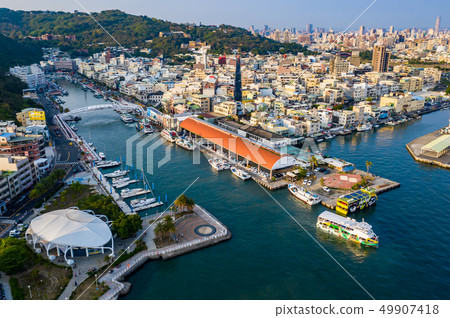 臺灣高雄港旗津燈塔景色Kaohsiung Harbor View, Asia, Taiwan 49907418