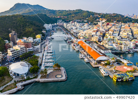 臺灣高雄港旗津燈塔景色Kaohsiung Harbor View, Asia, Taiwan 49907420