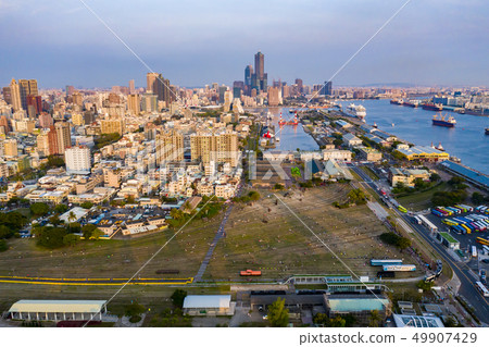 臺灣高雄港旗津燈塔景色Kaohsiung Harbor View, Asia, Taiwan 49907429
