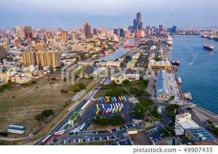 臺灣高雄港旗津燈塔景色Kaohsiung Harbor View, Asia, Taiwan 49907435