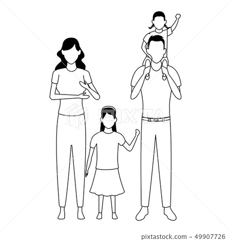 family avatar cartoon character family avatar cartoon character 49907726