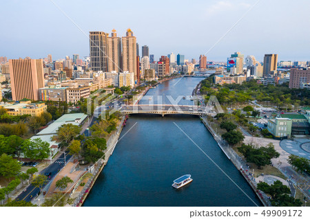 Taiwan's Kaohsiung Love River Landscape Kaohsiung River, Taiwan, Asia 49909172