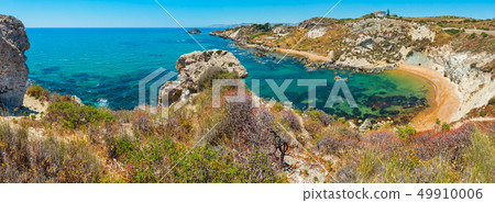Sea beach near Rocca di San Nicola, Agrigento, Sea beach near Rocca di San Nicola, Agrigento, 49910006
