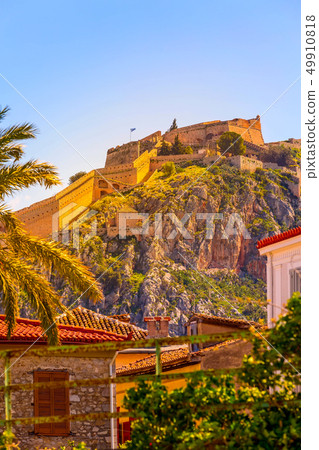 Palamidi castle on the hill, Nafplion, Greece 49910818