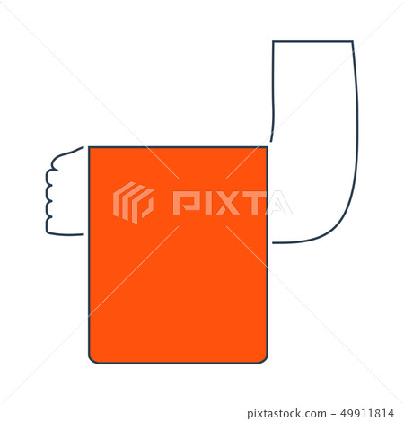 Icon Of Waiter Hand With Towel - Stock Illustration [49911814] - PIXTA