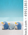 Penguin parent and child 49911863