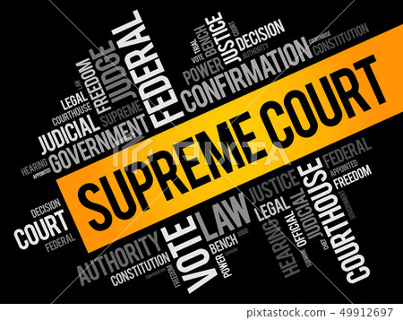 Supreme Court word cloud collage 49912697