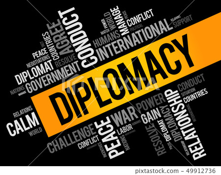 Diplomacy word cloud collage Diplomacy word cloud collage 49912736