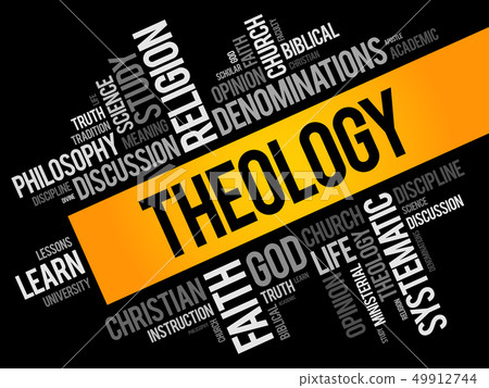Theology word cloud collage 49912744