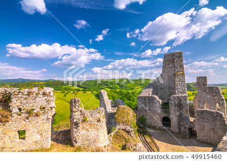 Ruins of a medieval castle Beckov. Ruins of a medieval castle Beckov. 49915460