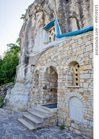 Old building in the rock. Old building in the rock. 49916935