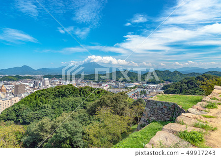 Prospect of Yonago city area from the ruins of Yonago Castle Tenshu Prospect of Yonago city area from the ruins of Yonago Castle Tenshu 49917243