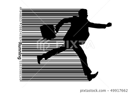 Business man silhouette. Business man silhouette. 49917662