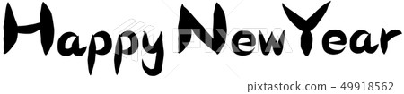 Calligraph Happy New Year 49918562