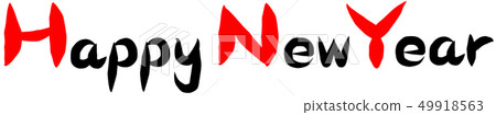 Calligraph Happy New Year 49918563