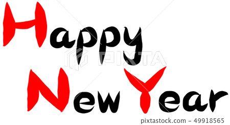 Calligraph Happy New Year 49918565