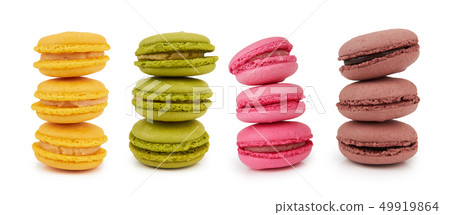 french colorful macarons 49919864
