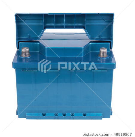 Car battery isolated 49919867