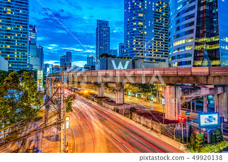 View of city buildings in Sathorn 49920138