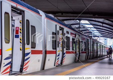Train leaving for Kuala Lumpur Sentral Station Train leaving for Kuala Lumpur Sentral Station 49920167