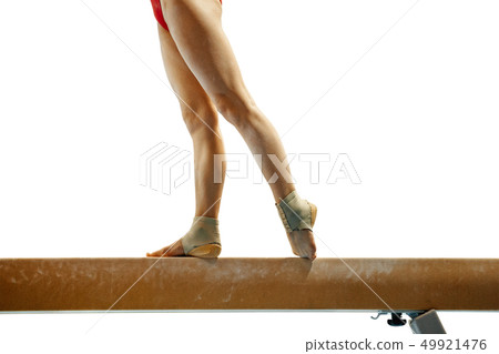 isolated balance beam legs female gymnast isolated balance beam legs female gymnast 49921476
