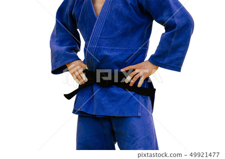 isolated judo athlete 49921477