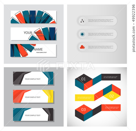 Set of Infographic arrows with 3 step up... - Stock Illustration ...