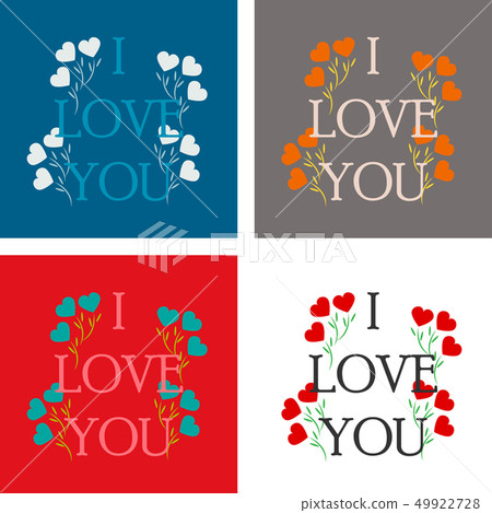 Mother's day greeting card with blossom flowers 49922728