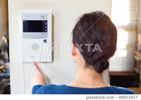 Intercom woman 49923857