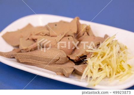 豬肝，內臟，小菜，豚レバー、内臓、おかず、Pork liver, internal organs, 49923873