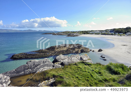 Irish coast in summer time Irish coast in summer time 49923973