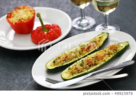 Zucchini boat Zucchini boat 49923978