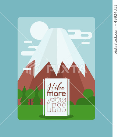 Volcano vector eruption volcanism explosion convulsion of nature volcanic in mountains illustration Volcano vector eruption volcanism explosion convulsion of nature volcanic in mountains illustration 49924313