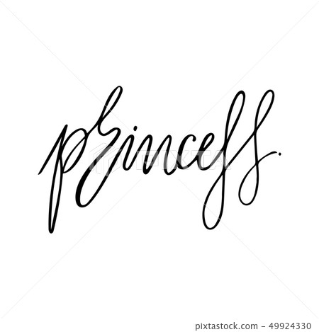 Hand drawn lettering. Ballet calligraphy. Hand made illustration. Hand drawn lettering. Ballet calligraphy. Hand made illustration. 49924330