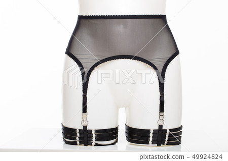 Stocking belt on an isolated white background 49924824
