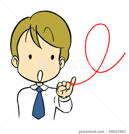 [Salary man] Red thread, fate, rim, good edge, odd edge, union, marriage, affinity, integrity 49925962