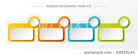 Concept of empty infographic template. Vector. - Stock Illustration ...