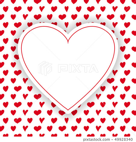 Background with cute hearts and copyspace - love Background with cute hearts and copyspace - love 49928340