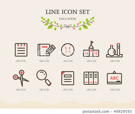 Line Icon Set 49929593