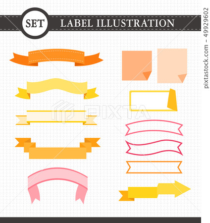 Label Icon Set - Stock Illustration [49929602] - PIXTA