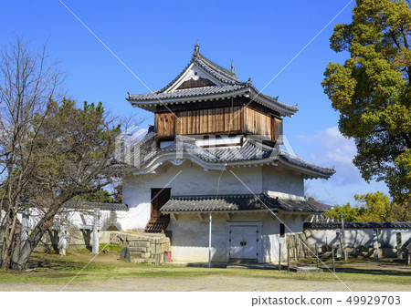 岡山城的筑波山口(岡山縣岡山市) 岡山城的筑波山口(岡山縣岡山市) 49929703