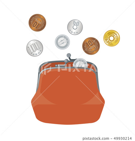 Illustration of a coin coming out of a wallet or purse (skin) | Image of finance, money shortage, finance Illustration of a coin coming out of a wallet or purse (skin) | Image of finance, money shortage, finance 49930214