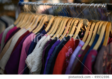 Woman clothes in the store. Fashion store thai 49932896