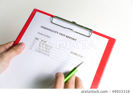 Personality Test or Assessment Form Personality Test or Assessment Form 49933316