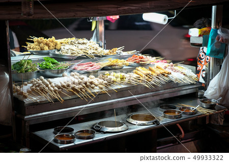 Traditional lok lok street food in South East Asia Traditional lok lok street food in South East Asia 49933322