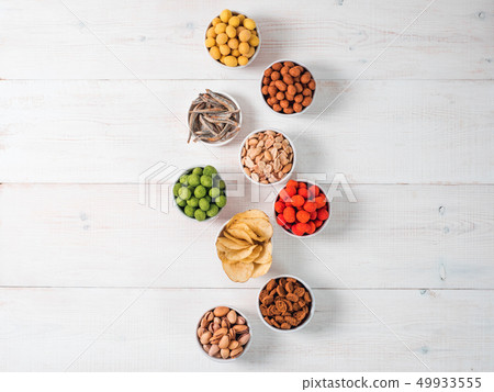 Different snacks for beer 49933555