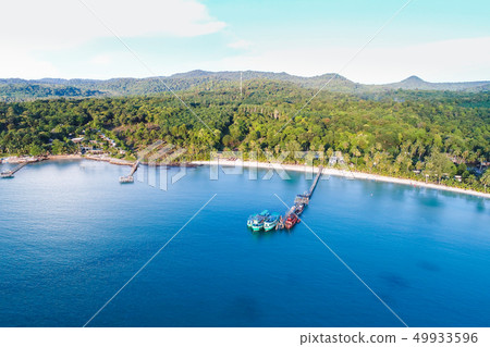 Amazing sea beach turquoise water nature landscape 49933596