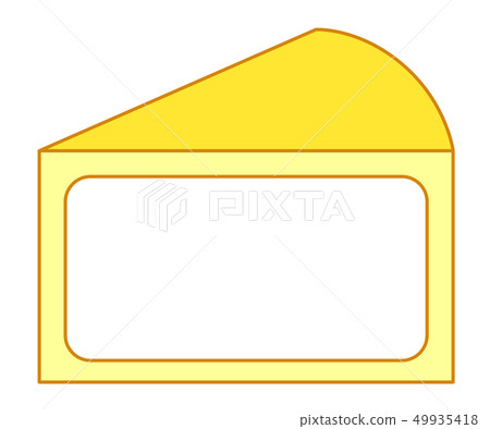 Cheese frame Frame of cheese - Stock Illustration [49935418] - PIXTA